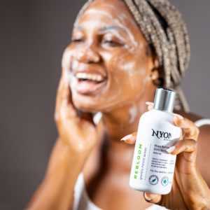 gentle face cleanser for sensitive skin - nyon derma