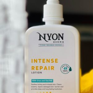 Nyon Derma Intense repair lotion with 20% urea for healing eczema, fish scale skin and other blemishes