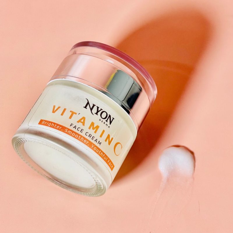 Nyon Derma Vitamin C face cream for advanced brightening and anti-aging