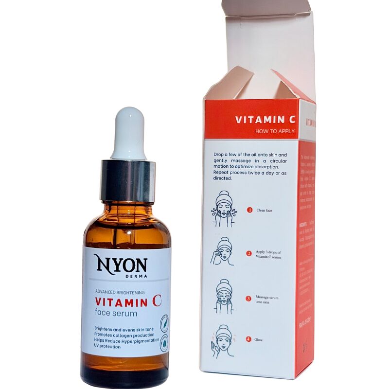 Nyon Derma Advanced Brightening Vitamin C face serum for brightening and anti-aging