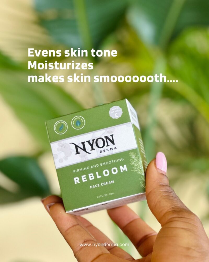 Rebloom face cream by Nyon Derma is rich in natural ingredients that smoothens, polishes and provide an even skin tone.